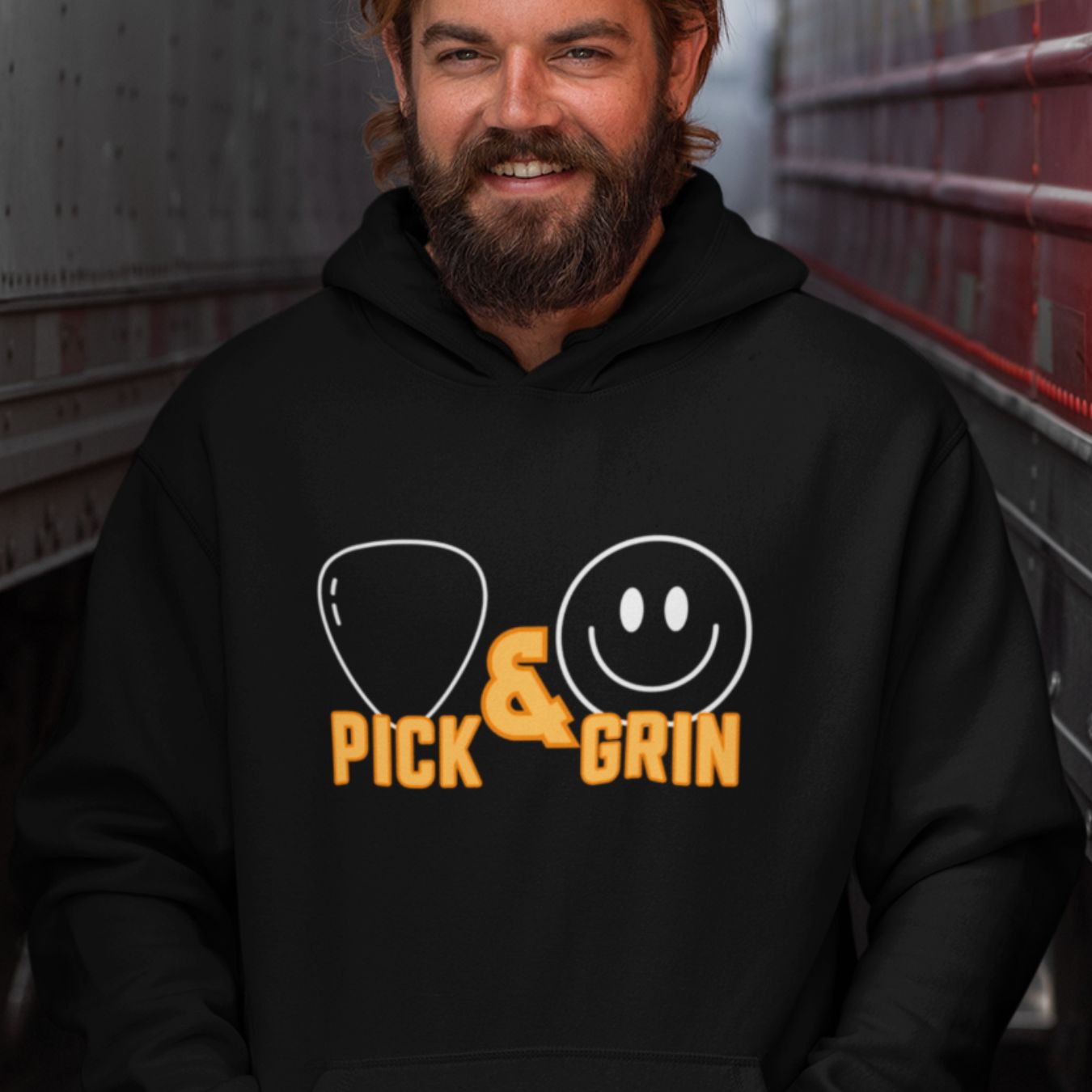 Pick & Grin Guitar Heavy Blend Hoodie