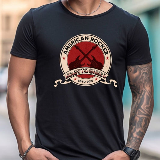 American Rocker Guitar T-Shirt
