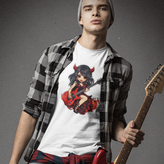 Devil Girl Guitar T-Shirt