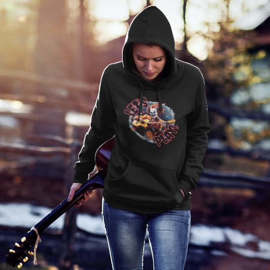 Clown Play Guitar Heavy Blend Hoodie