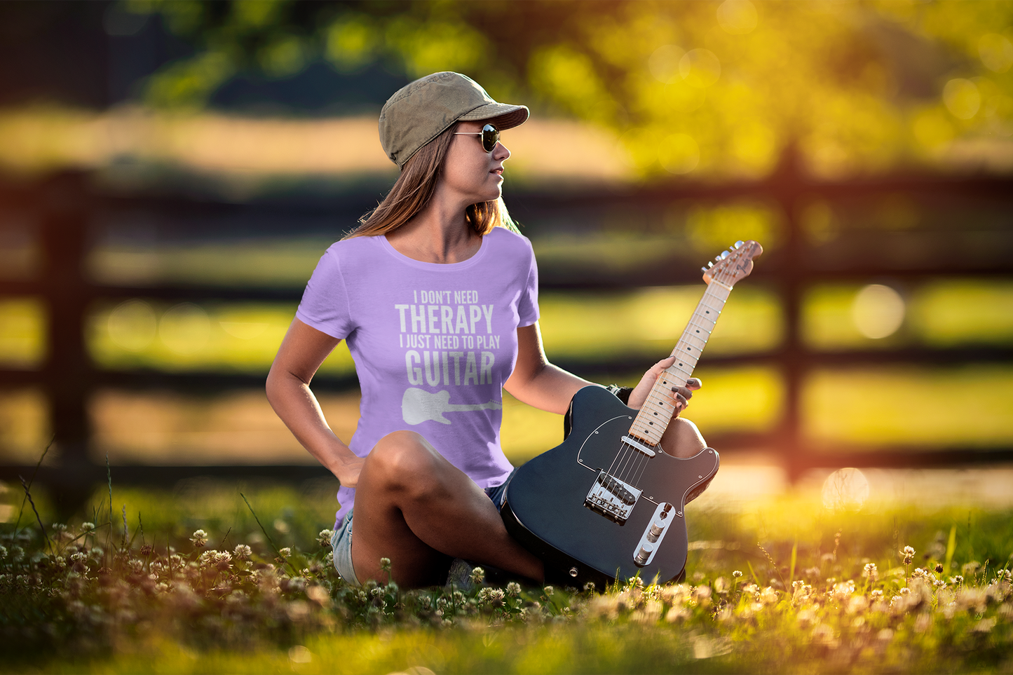 Don't Need Therapy Guitar T-Shirt