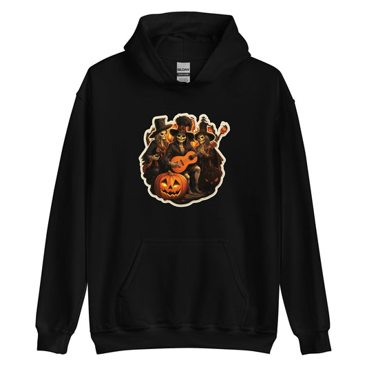 Halloween Witches Guitar Heavy Blend Hoodie