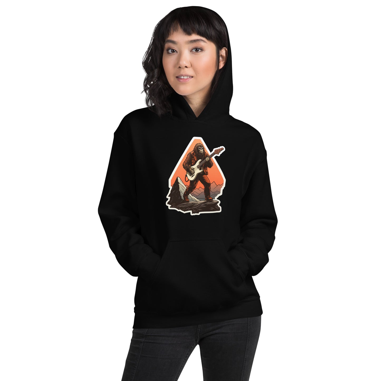 Sasquatch Guitar Heavy Blend Hoodie