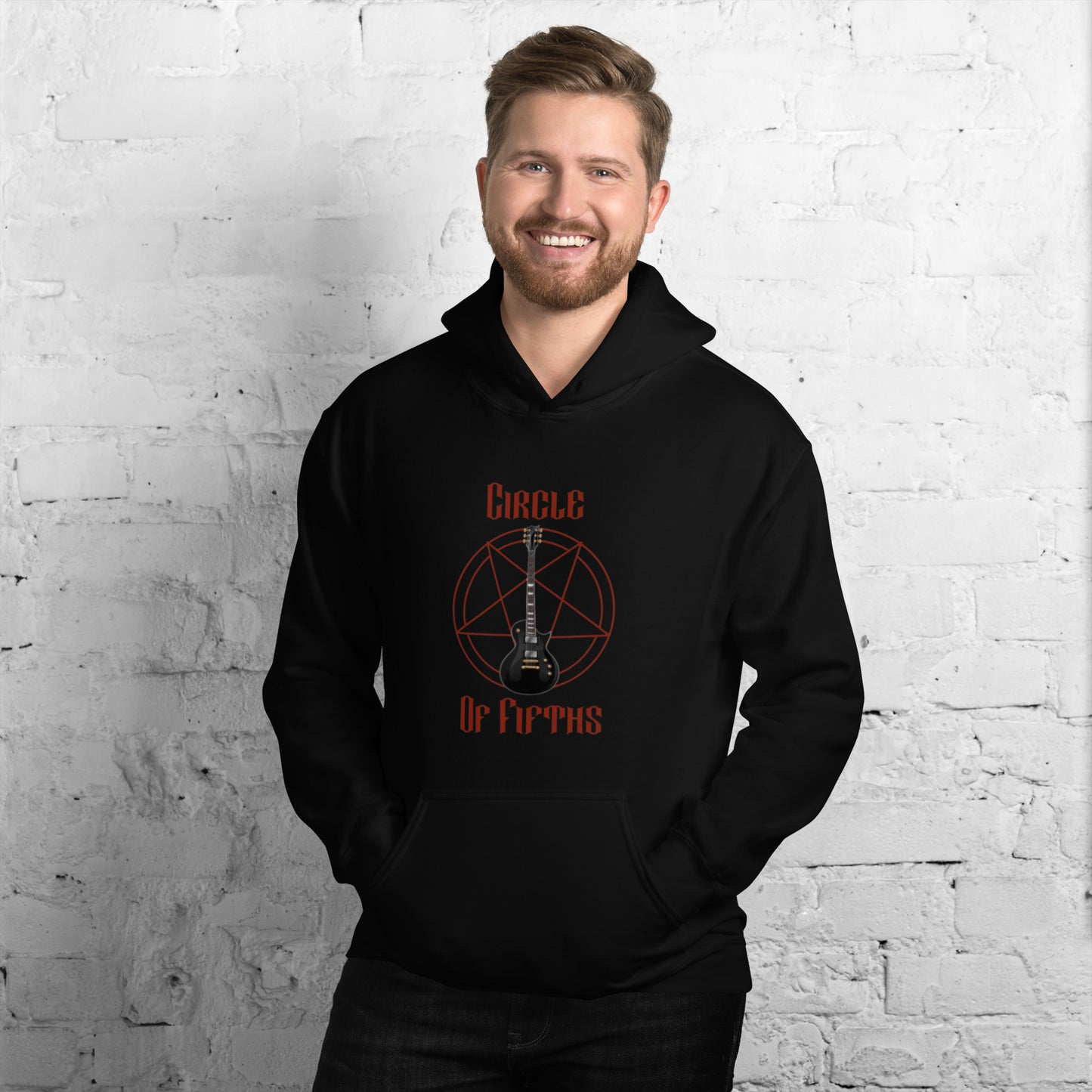 Circle Of Fifths Guitar Heavy Blend Hoodie