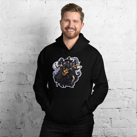 Warlock and Witches Guitar Heavy Blend Hoodie