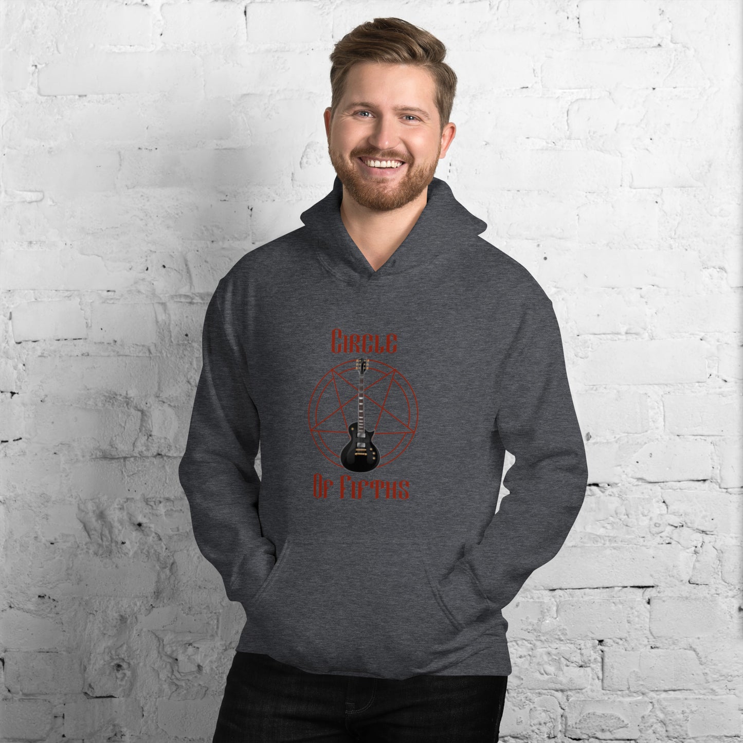 Circle Of Fifths Guitar Heavy Blend Hoodie