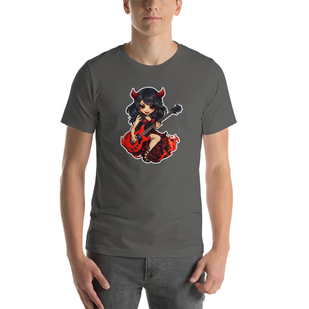 Devil Girl Guitar T-Shirt