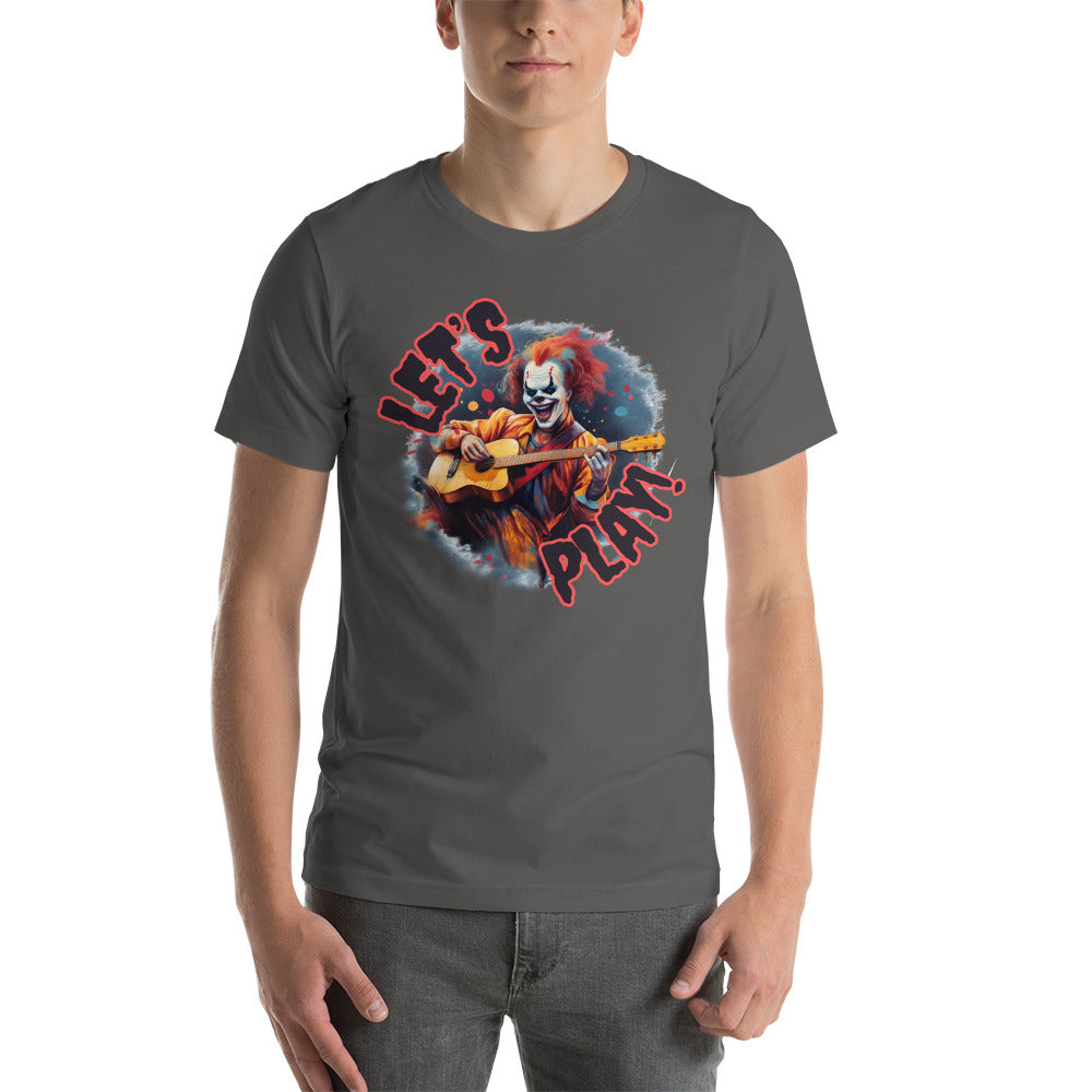 Clown Play Guitar T-Shirt