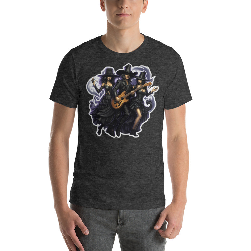 Warlock and Witches Guitar T-Shirt