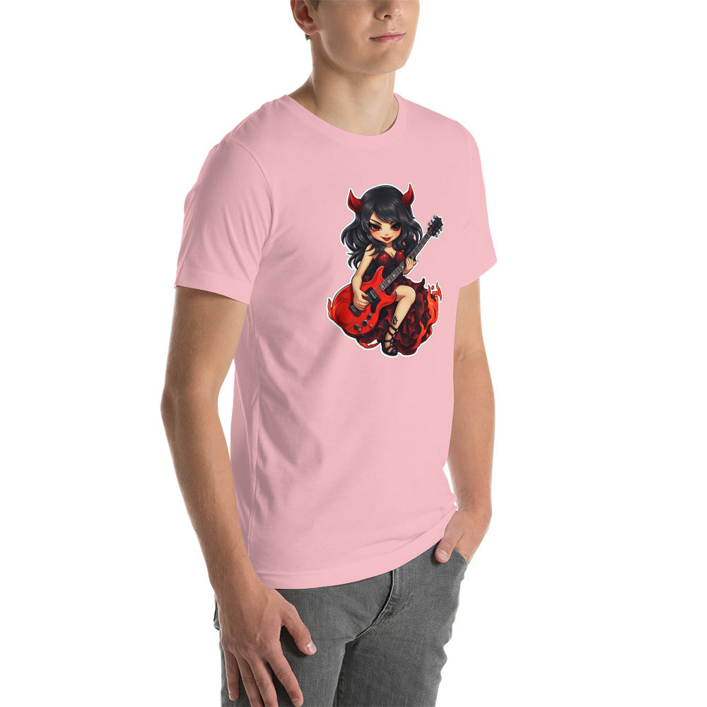 Devil Girl Guitar T-Shirt