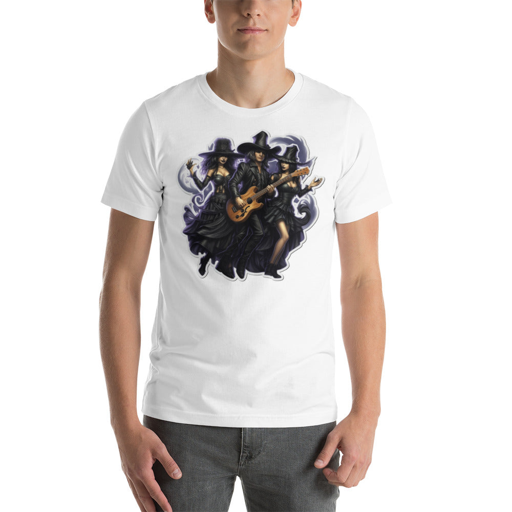 Warlock and Witches Guitar T-Shirt