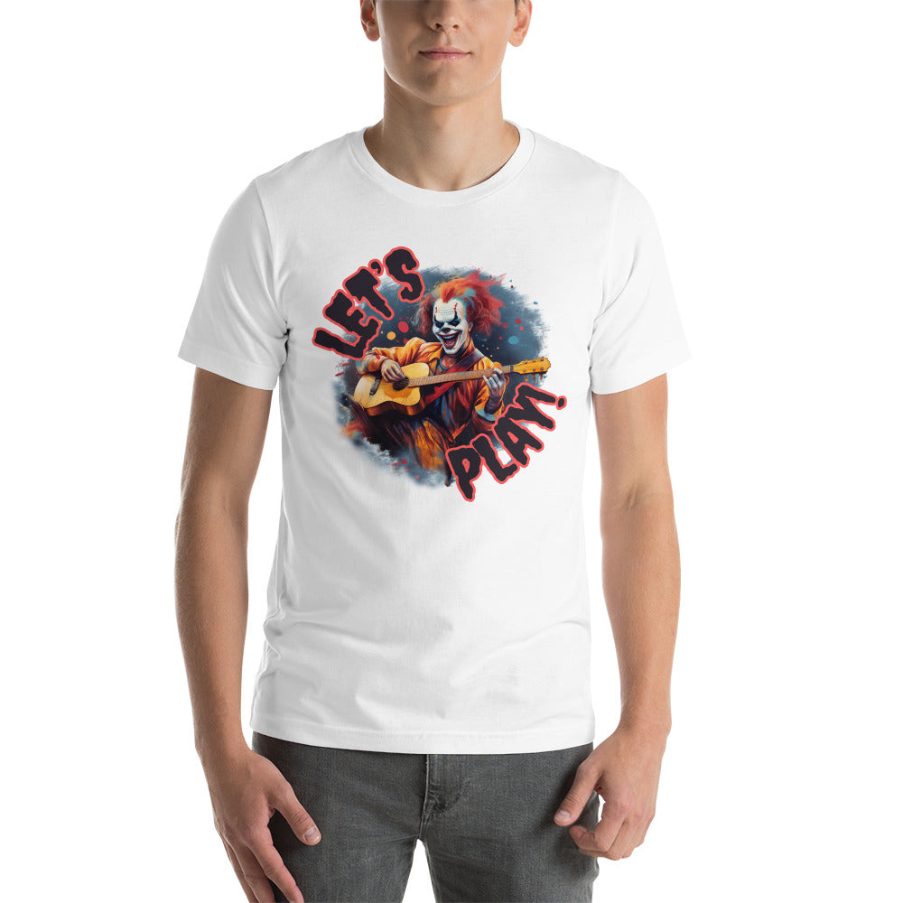 Clown Play Guitar T-Shirt
