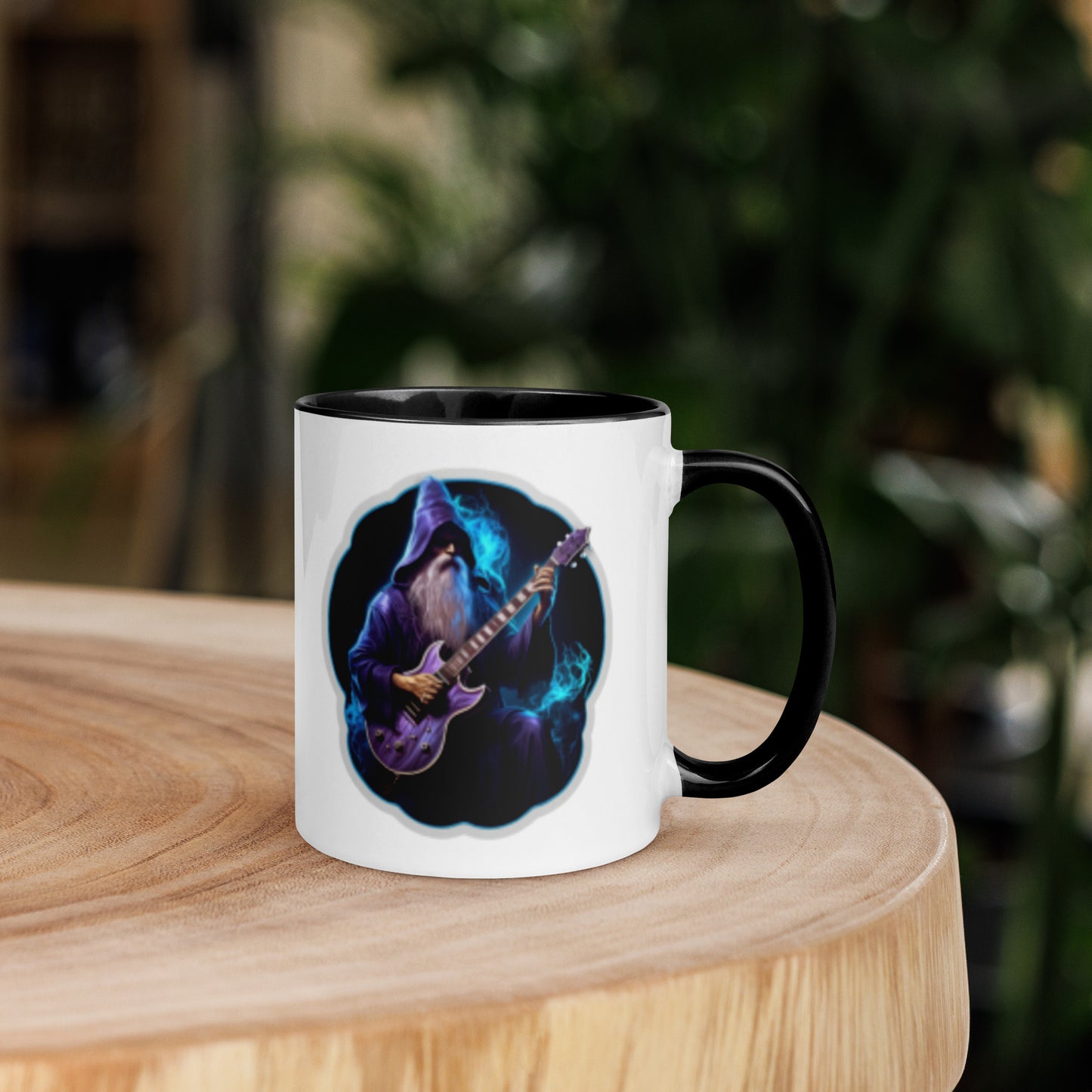 Guitar Wizard Mug with Color Inside