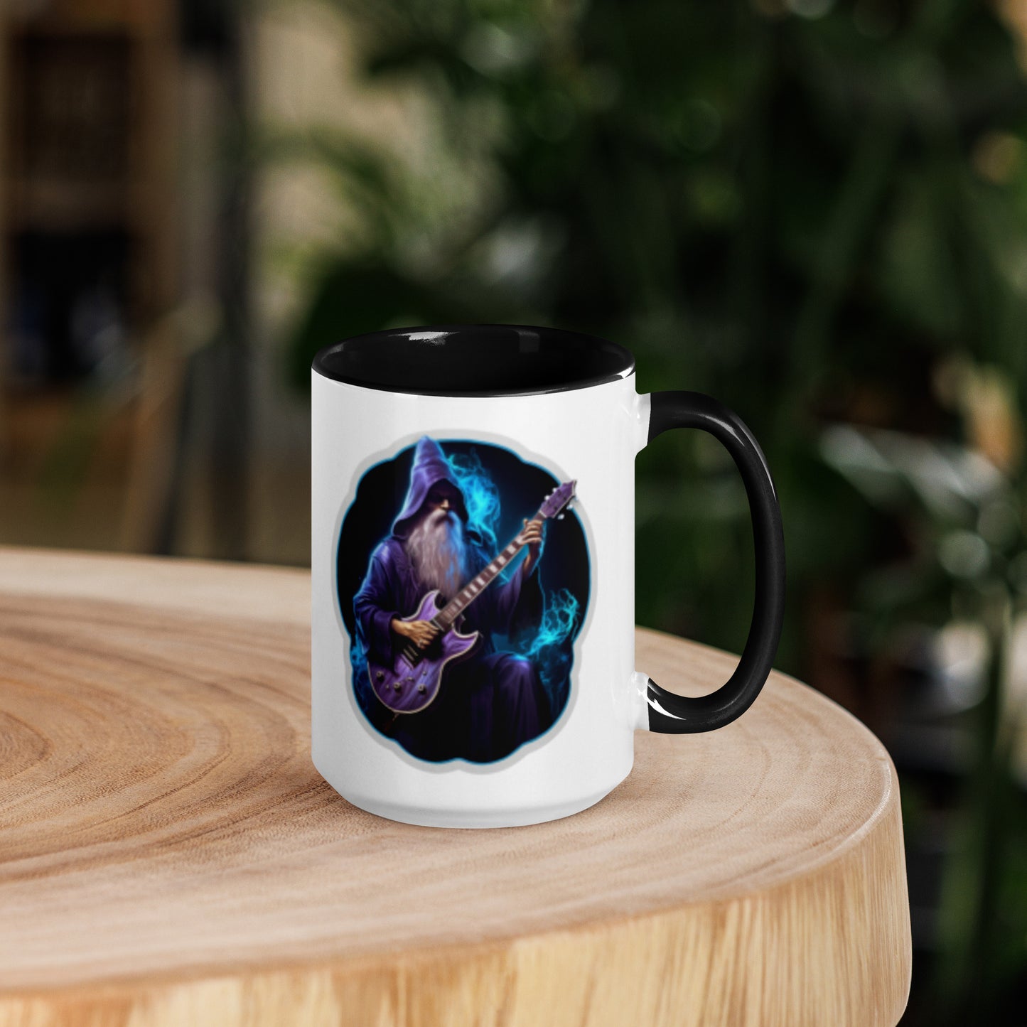 Guitar Wizard Mug with Color Inside