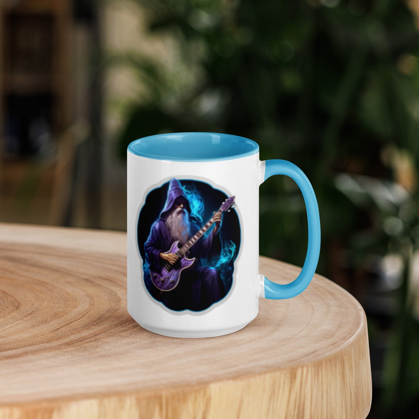 Guitar Wizard Mug with Color Inside